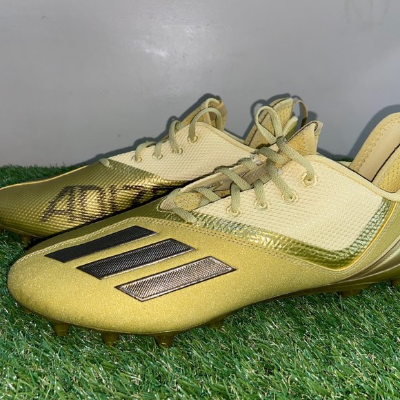 Adidas Adizero Scorch Football Cleats Shoes Gold Black Men’s Size 13 GZ0412 NEW main image 8